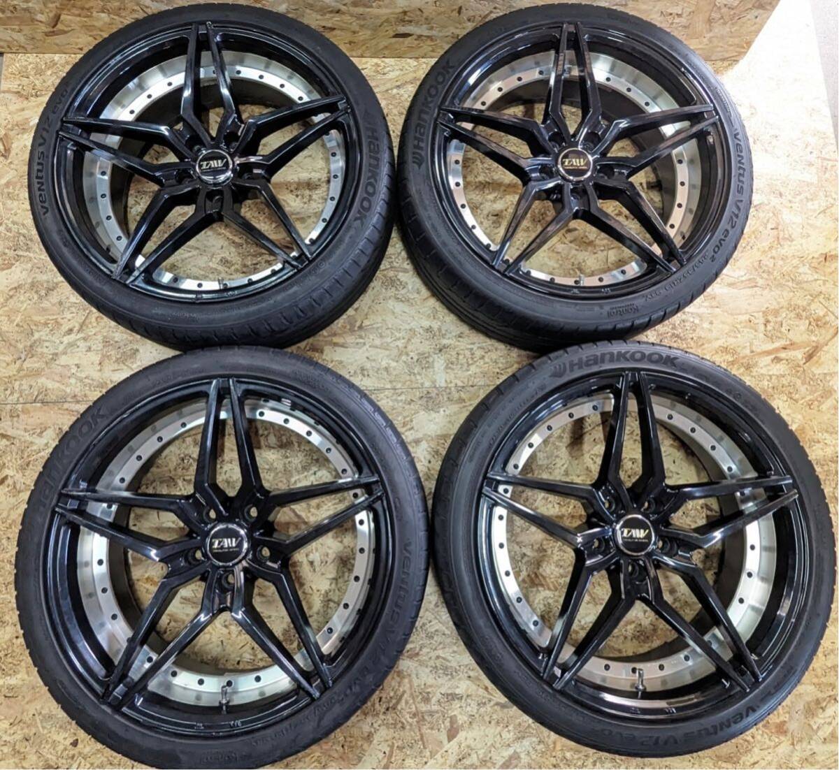 【希少!】TRYALPHA Leowing type S325 19インチ 8.5J+35 PCD114.3 5穴 5H アルファード ヴェルファイア クラウン RX-8 WRX カムリ拍卖
