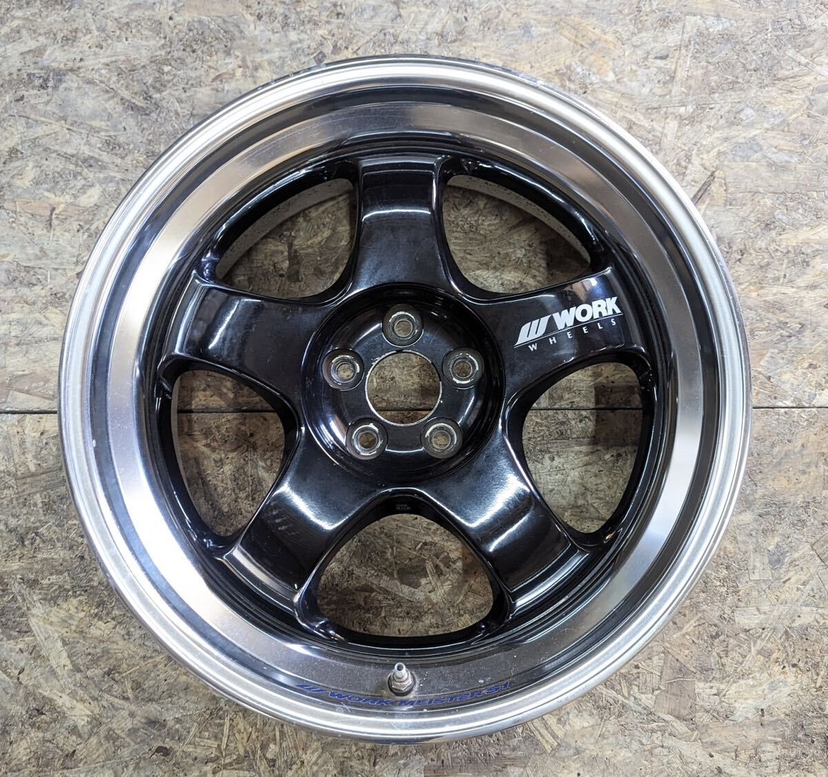 【希少!】WORK マイスター S1R 18インチ 8J+37 PCD100 5穴 5H 深リム 絶版 ZN6 86 BRZ プリウス拍卖