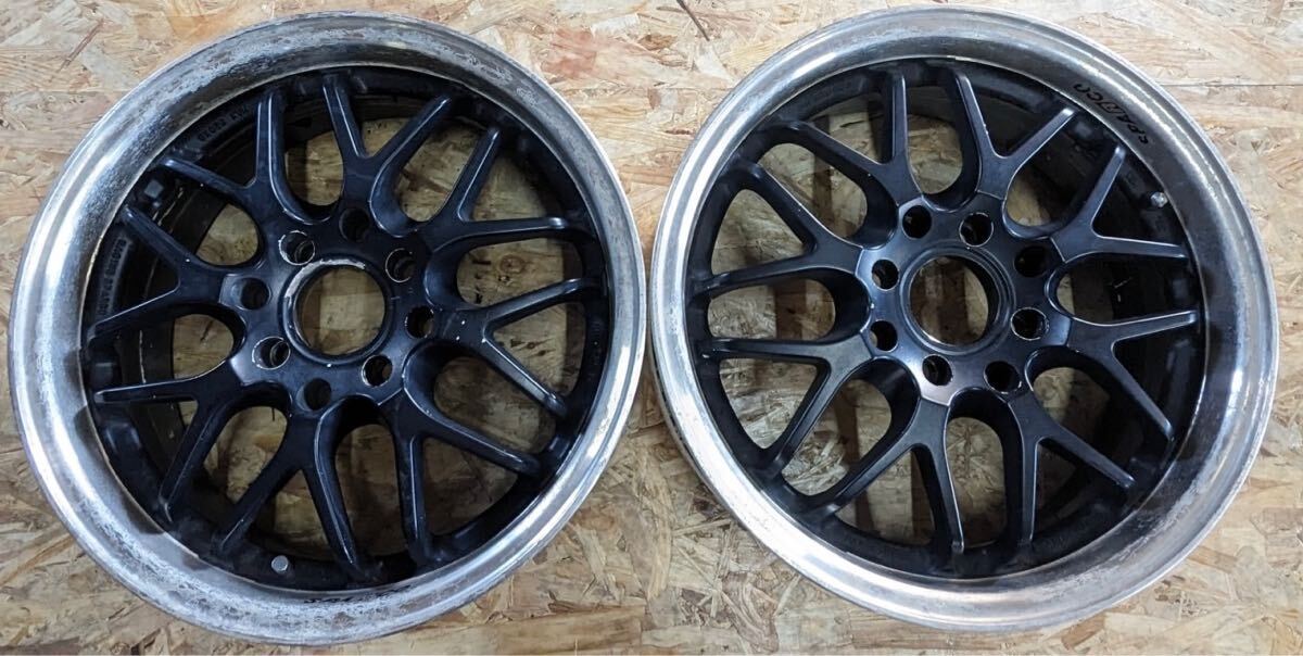 【希少!】RACING SPARCO NS2 15インチ ホイール 6.5J +32 PCD100 114.3 4H ロードスター ヴィッツ フィット MR-S 希少 当時物 スパルコ拍卖