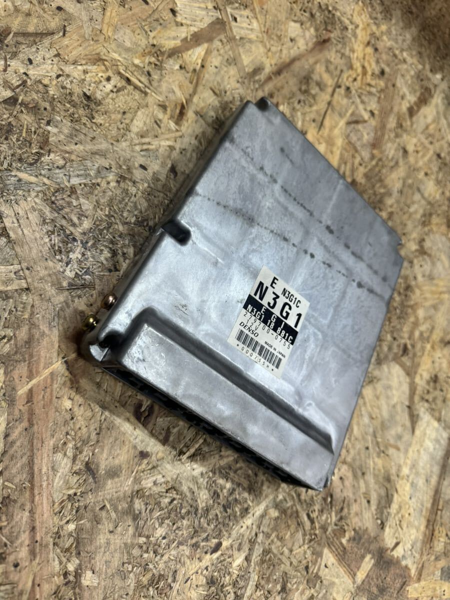 【希少!】マツダ 純正 RX-7 FD3S 6型用純正ECU 13B エンジン コンピューター CPU N3G1 18 881C拍卖