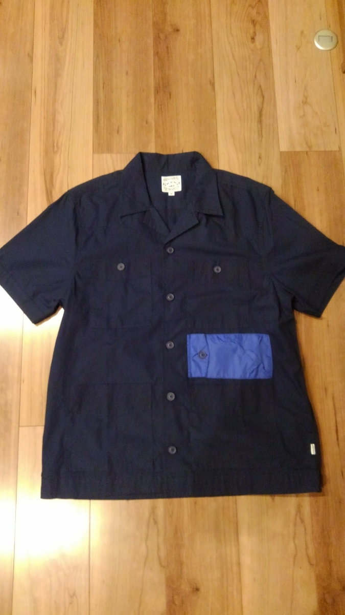 ポーラー poler 半袖 シャツ アウトドア キャンプ ネイビー 未使用拍卖