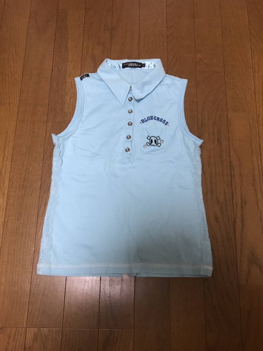 BLUE CROSS spicy label カットソー(水色)拍卖