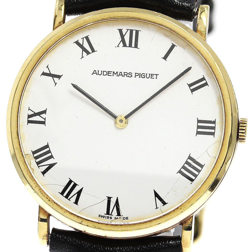 オーデマ・ピゲ AUDEMARS PIGUET K18YG Cal.2080 手巻き メンズ _750382拍卖