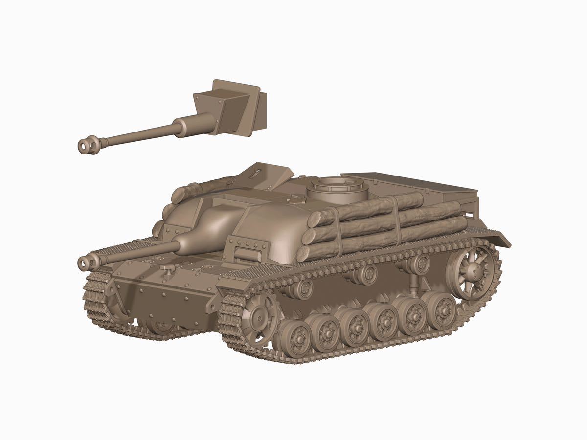 1/144レジンキット 未塗装 WWⅡ フィンランド軍 3号 III号突撃砲 G型 溶接防盾付き(11/12)ワールドタンクミュージアム【同梱可能】231106拍卖