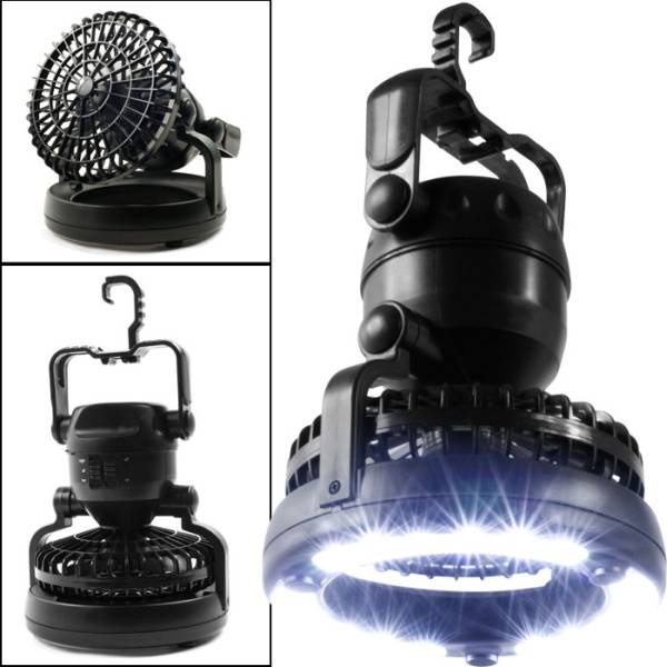 ★CAMP★ポータブル扇風機★18LED★吊る★置く★テントLIGHT★キャンプ★アウトドア★ランタン★防災★災害★電池式★3拍卖