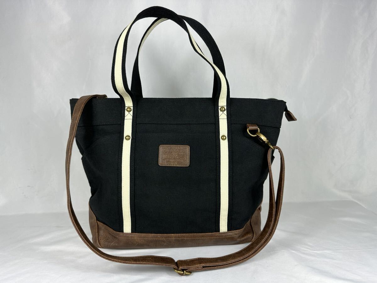 Healthknit(ヘルスニット) キャンバス トートバッグ メンズ 2WAY拍卖