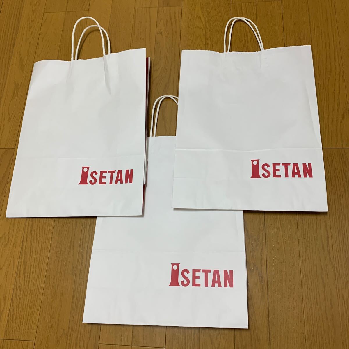 伊勢丹 ★紙袋 ★ショッパー ★ショップ袋 ★ホワイト★白★拍卖