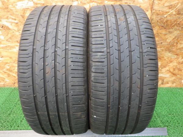 コンチネンタル EcoContact 6 SSR 225/40R18 92Y 2021年製 6.5分山【2本/夏タイヤ/18インチ】手渡し可拍卖