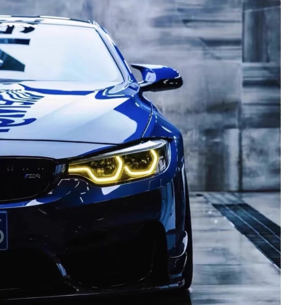 ⑤【送料無料】BMW イェローディライト F80 M3 F32F82 M4 F36 LED ヘッドライト用マルチカラーディライト拍卖