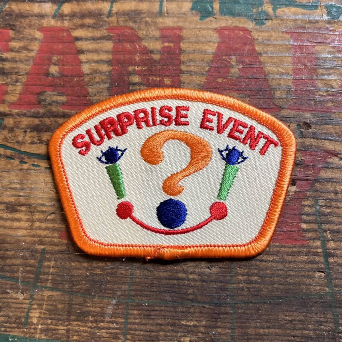 【USA vintage】ワッペン SURPRISE EVENT ガールスカウト サプライズイベント アメリカ ビンテージ拍卖