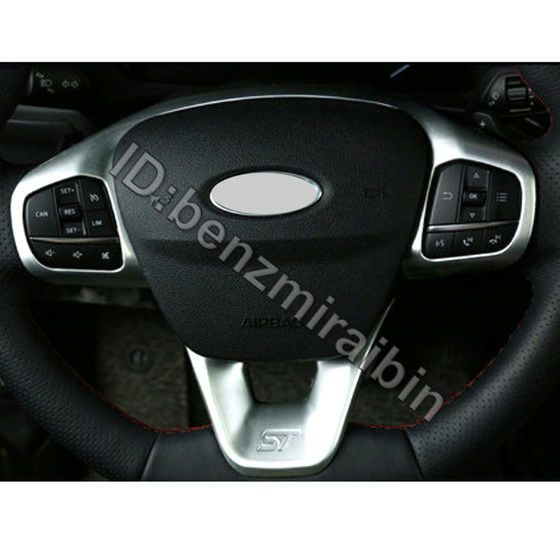 フォード フォーカス St 2019 2020 ABS 車 インテリア ステアリング ホイール カバー トリム ステッカー カーアクセサリーカー 拍卖