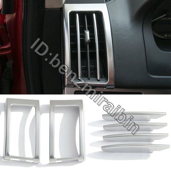 4個 ABS ダッシュボード エアコン ベント 吹出口 カバー フレーム トリム フリーランダー 2 2008-2016 自動アクセサリー拍卖