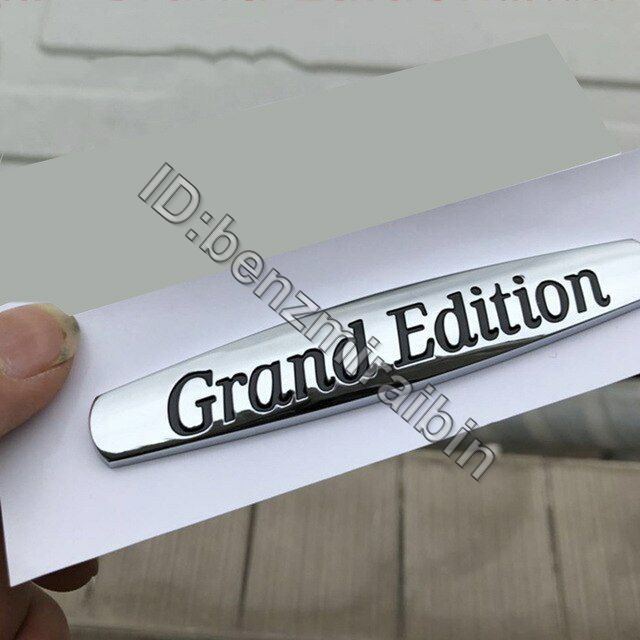 V12 グランド エンブレム メルセデス ベンツ ML400 S350L フェンダー サイド ロゴ ステッカー 社外品 グランド エディション 1枚拍卖