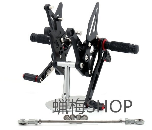 高品質モデル カワサキ Z1000 Z1000SX ニンジャ1000 バックステップキット 2014~2017 ブラック拍卖