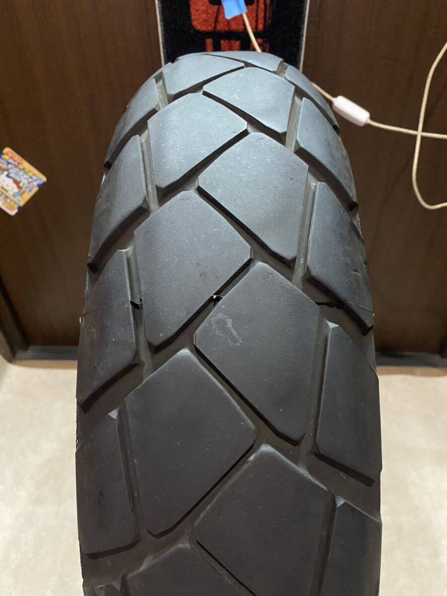 中古MCタイヤ 2021年製造 METZELER TOURANCE 150/70R17 メッツラー ツアランス 150 70 17 0721 K5334拍卖