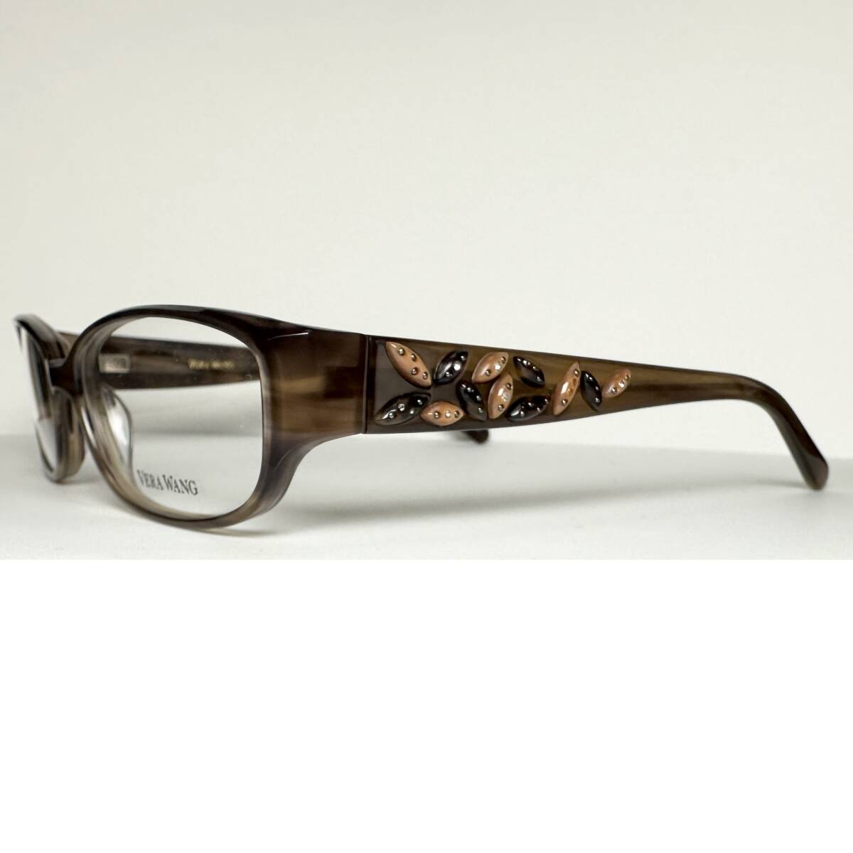 Vera Wang ヴェラ・ウォン 正規新品 メガネ 茶色 / 米国ブランド / レディース拍卖