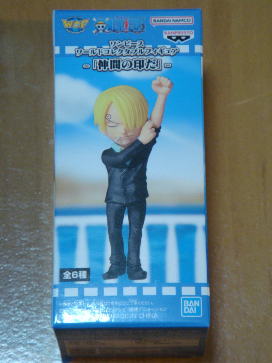 未開封品 ワールドコレクタブルフィギュア ワンピース -「仲間の印だ」- サンジ拍卖