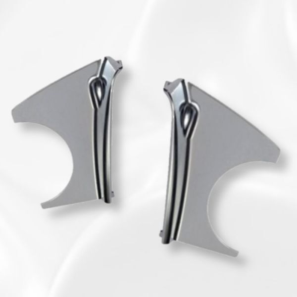 いすゞ 超低PMエルフ サイドパネル 平成16年6月〜平成18年12月 メッキ コーナーパネル 上部カバー 左右セット クローム 純正交換 新品拍卖