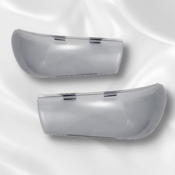 トヨタ ハイラックス GUN125 ライト 被せ式 前期 X ハロゲンライト用 ヘッドライトカバー ガーニッシュ プロテクター ベゼル スモーク 左右拍卖