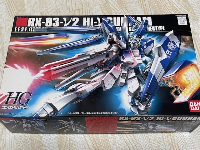 HGUC*RX-93-ν2*Hi-νガンダム■逆襲のシャア/アムロ搭乗機ガンプラ1/144スケール模型BANDAIバンダイ未組立ハイグレード拍卖