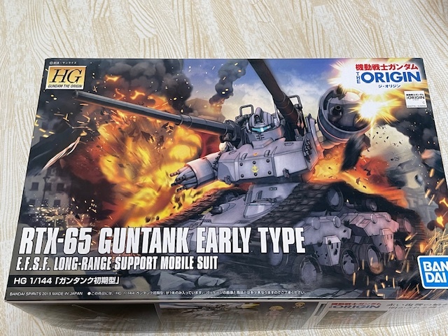HGガンタンク初期型■機動戦士ガンダムTHE ORIGINジ・オリジンRTX-65ガンプラ1/144スケール模型BANDAIバンダイ未組立ハイグレード拍卖