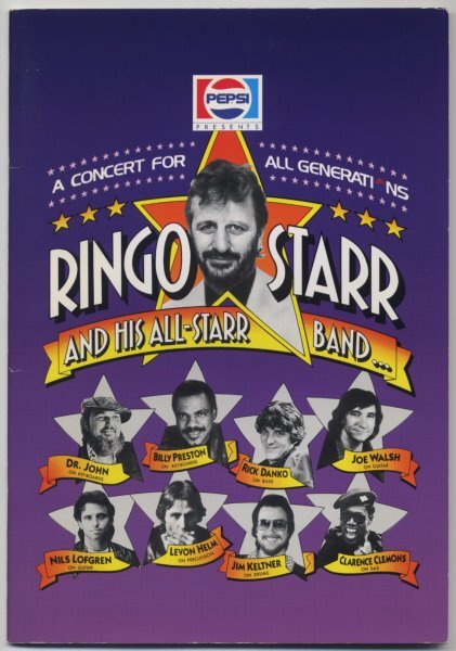 《東京発送》Ringo Starr and His All-Starr Band【来日公演パンフレット】Live In Japan 1989拍卖