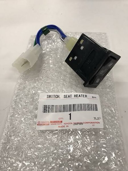 ●未使用 トヨタ FJ80 FZJ80 HDJ81 HZJ81 80 ランドクルーザー バン ランクル 純正 シートヒーター スイッチ TOYOTA seat heater switch拍卖
