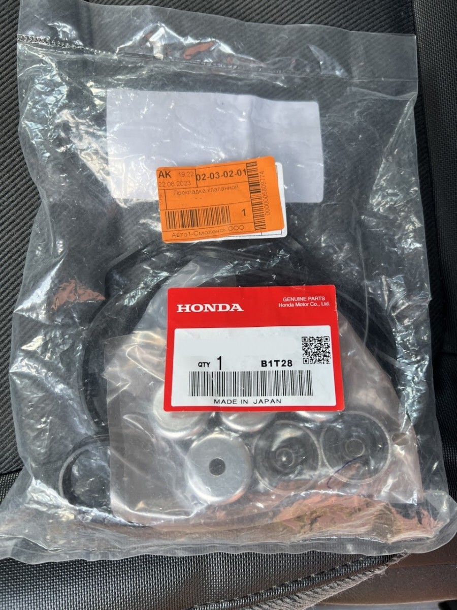 ●未使用 ホンダ CL7 CL8 CL9 アコード 純正 タペット ヘッドカバー パッキンセット HONDA Head cover packing set拍卖