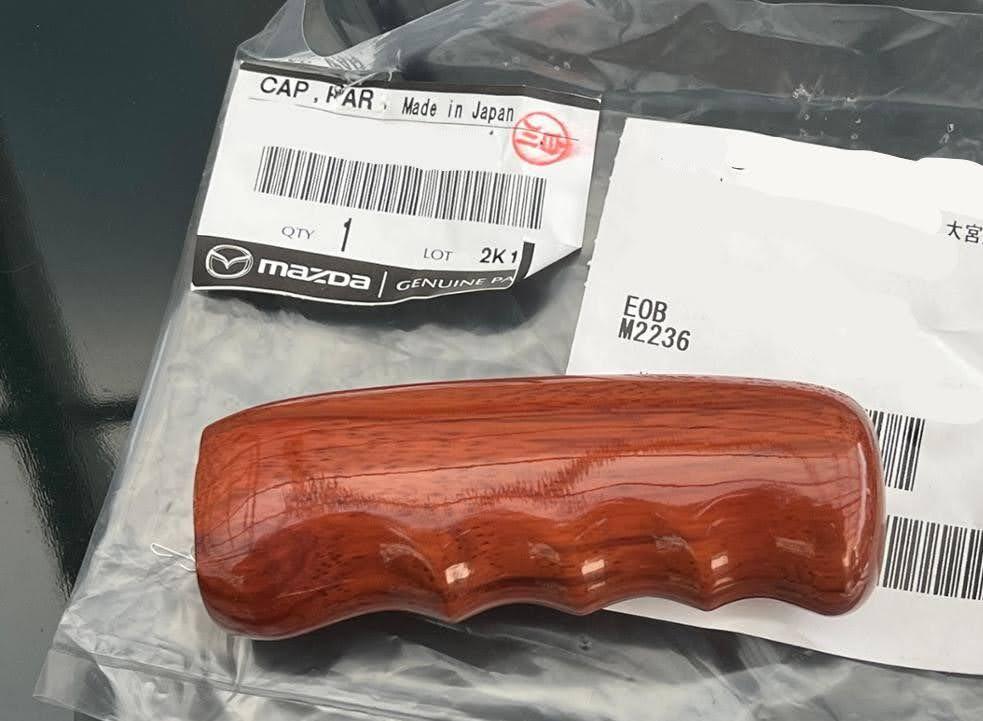●新品 マツダ NA8C NA6C NB ロードスター Vスペシャル 純正 サイドブレーキ ハンドル パーキングレバーキャップ MAZDA Parking Lever Cap拍卖