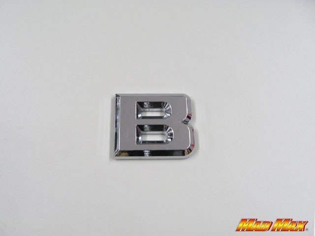 MADMAX クローム エンブレム B/デコレーション バイク トラック 乗用車 シール 一文字 エンブレム【メール便送料170円】拍卖