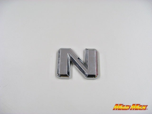 MADMAX クローム エンブレム N/デコレーション バイク トラック 乗用車 シール 一文字 エンブレム【メール便送料170円】拍卖