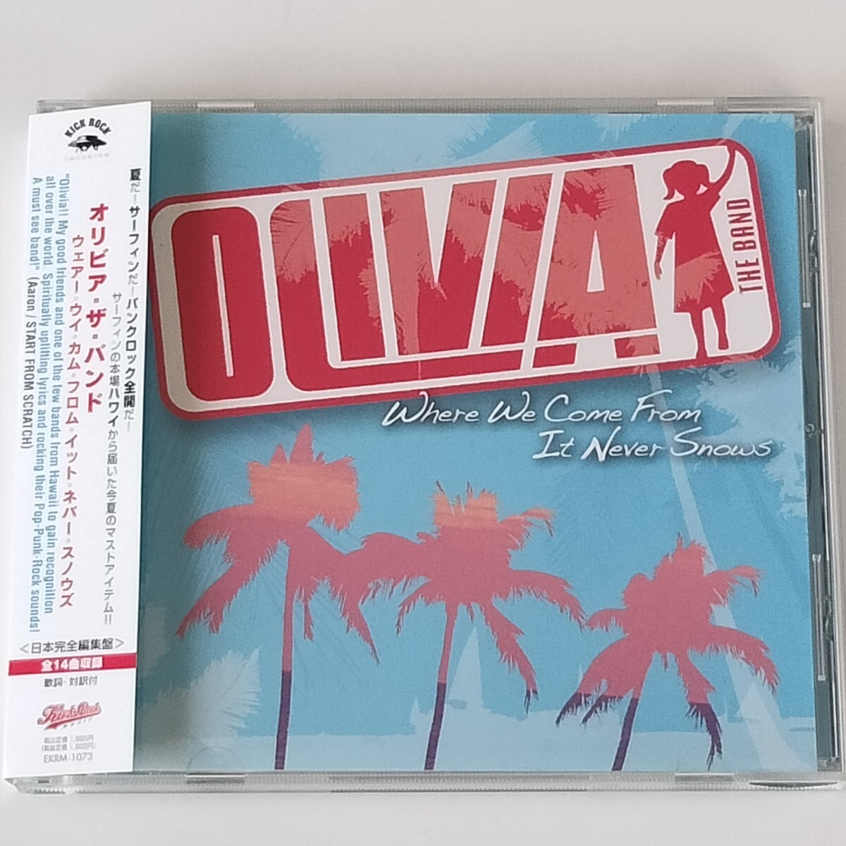 オリビア・ザ・バンド OLIVIA THE BAND/WHERE WE COME FROM IT NEVER SHOWS(EKRM-1073)メロディック・パンク/ポップ・パンク拍卖