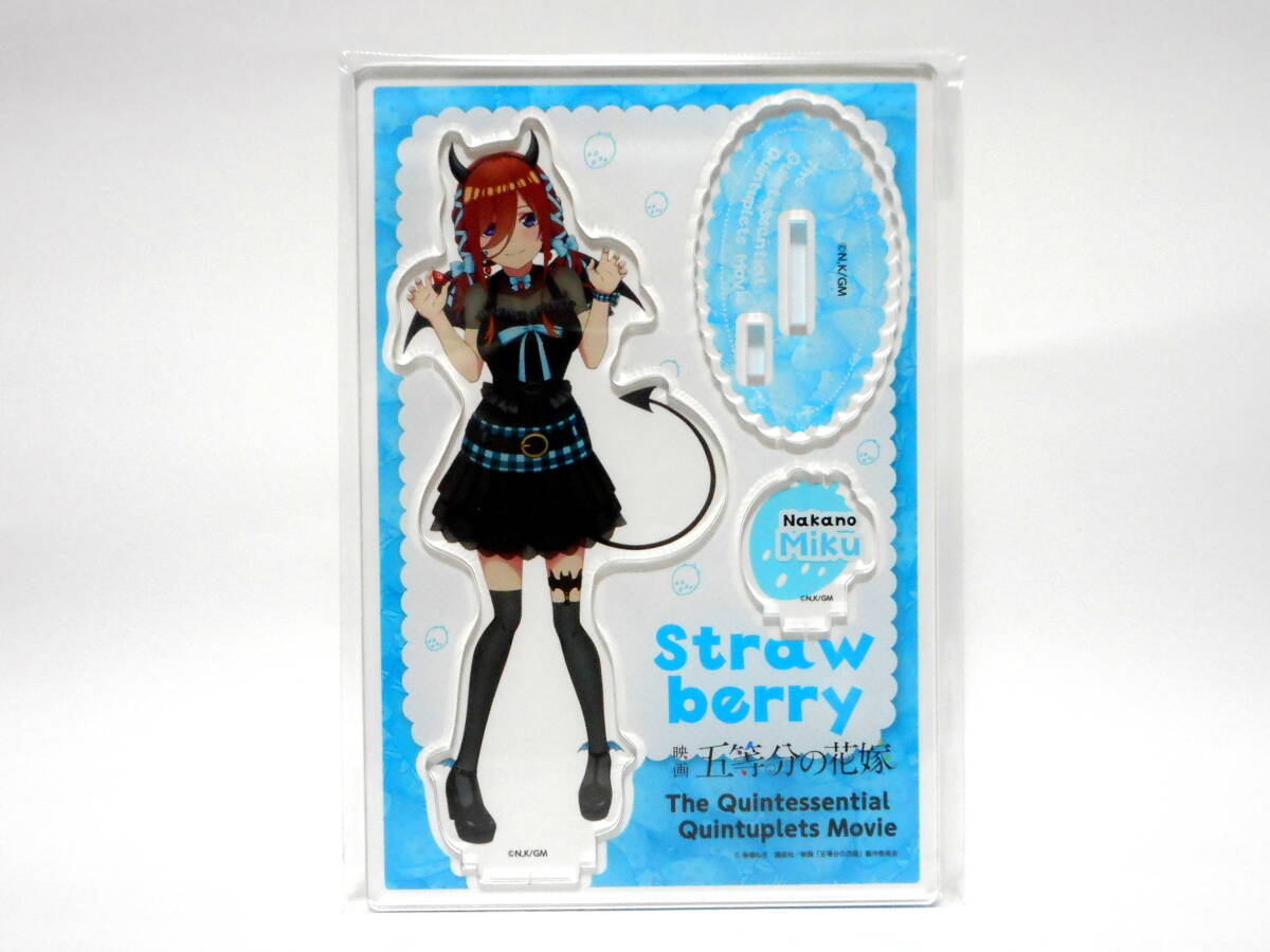 映画 五等分の花嫁 アクリルスタンド 中野三玖 Little devil アクスタ 劇場版拍卖
