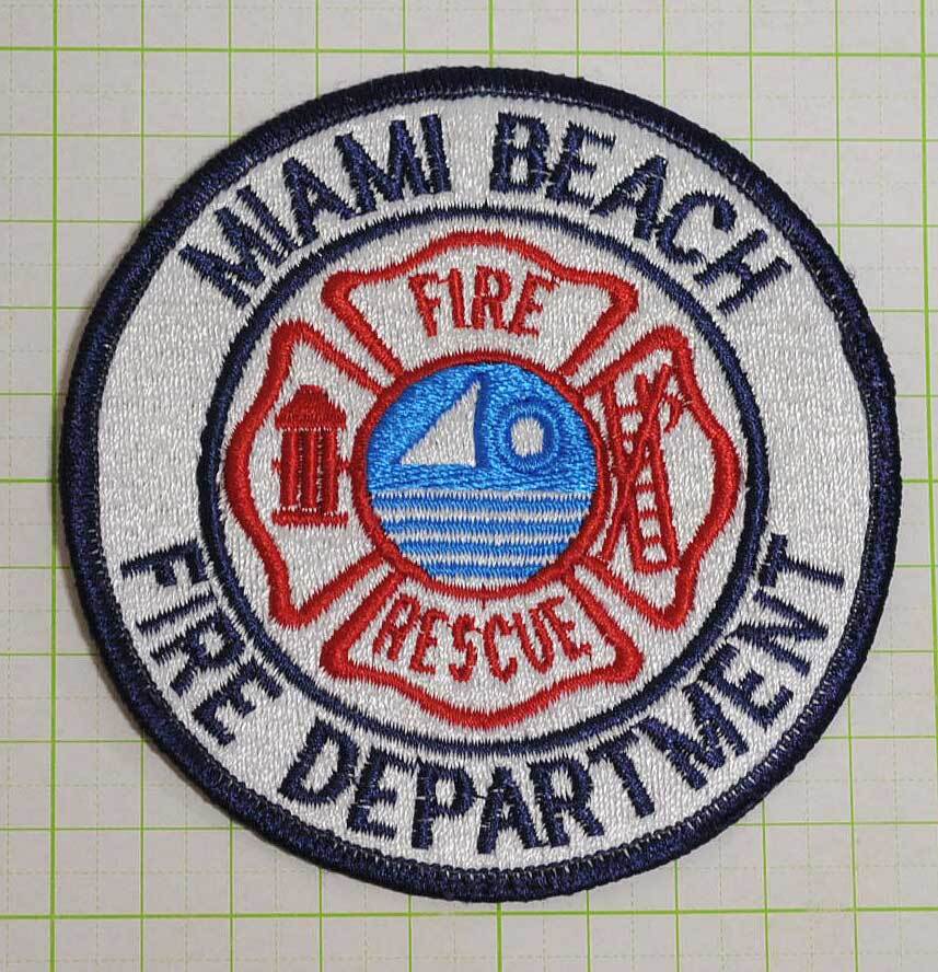 アメリカンワッペン★パッチ マイアミビーチ 消防部門拍卖