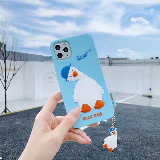 iPhone ケース 可愛い アヒル 耐衝撃 耐久性 シリコン素材拍卖