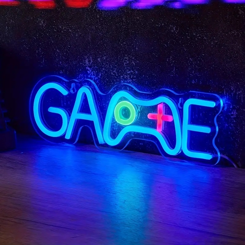 早い者勝ち おまけ付き! 超人気 ゲームロゴ LEDネオンサイン最安値セールa拍卖