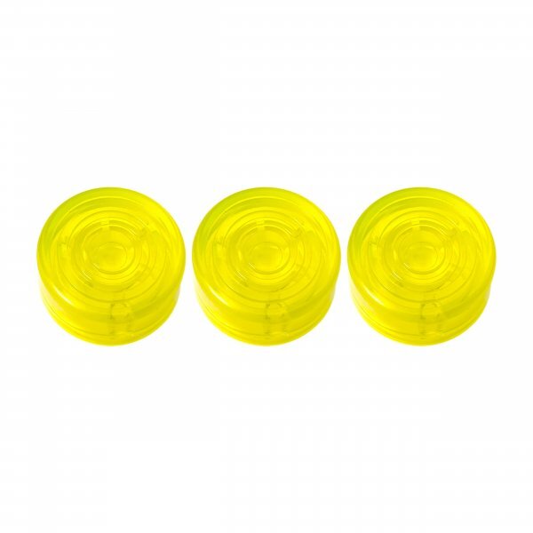 G121 エフェクタースイッチハットキャップ3個 イエロー拍卖