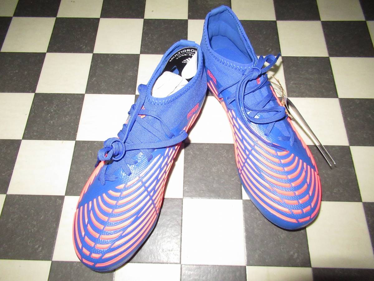 ★アディダス★新品 プレデター エッジ.2 HG/AG 26cm ハイレゾブルー/ターボ/ハイレゾブルー拍卖