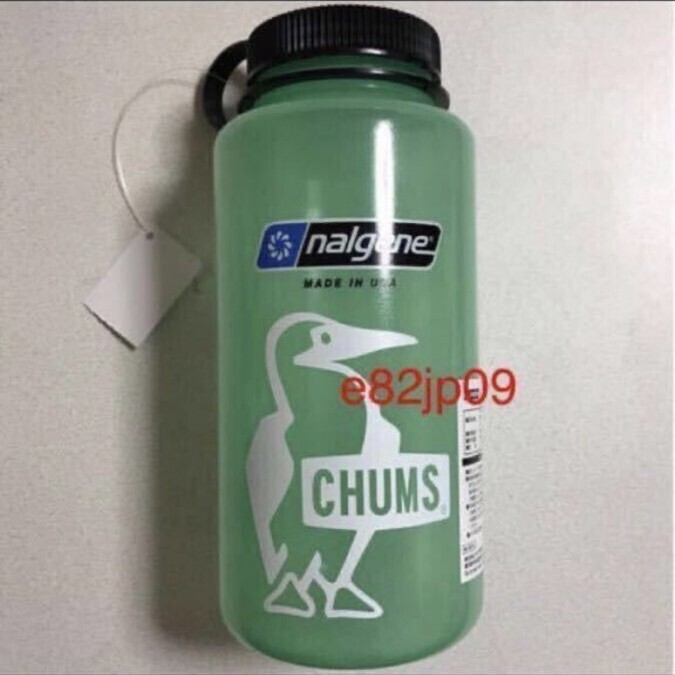 CHUMS【新品】nalgene コラボ ボトル 1L グロー 蛍光 蓄光 光る タンブラー 水筒 マグ ブービー チャムス ナルゲン 正規品 キャンプ用品拍卖