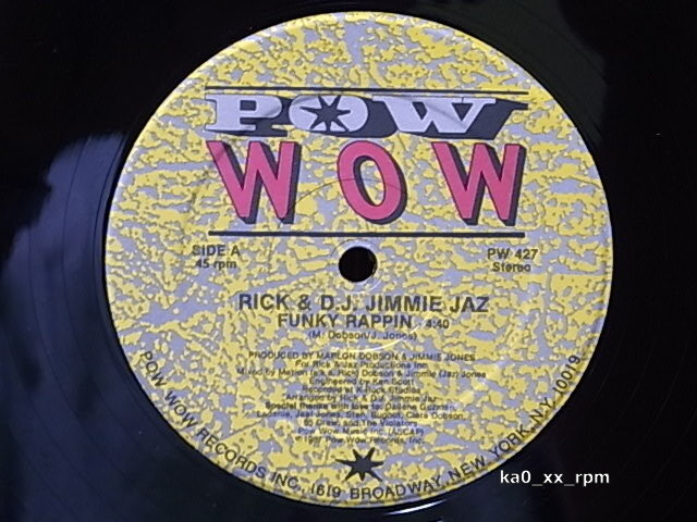 ★☆Rick & D.J. Jimmie Jaz「Funky Rappin'」☆★拍卖