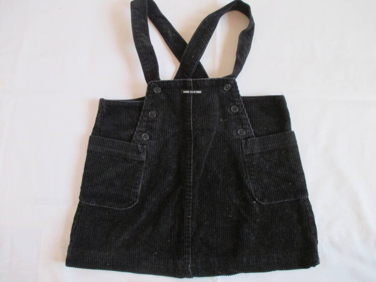 ★COMME CA DU MODE コムサデモード★ 95cm 黒色ジャンパースカート拍卖