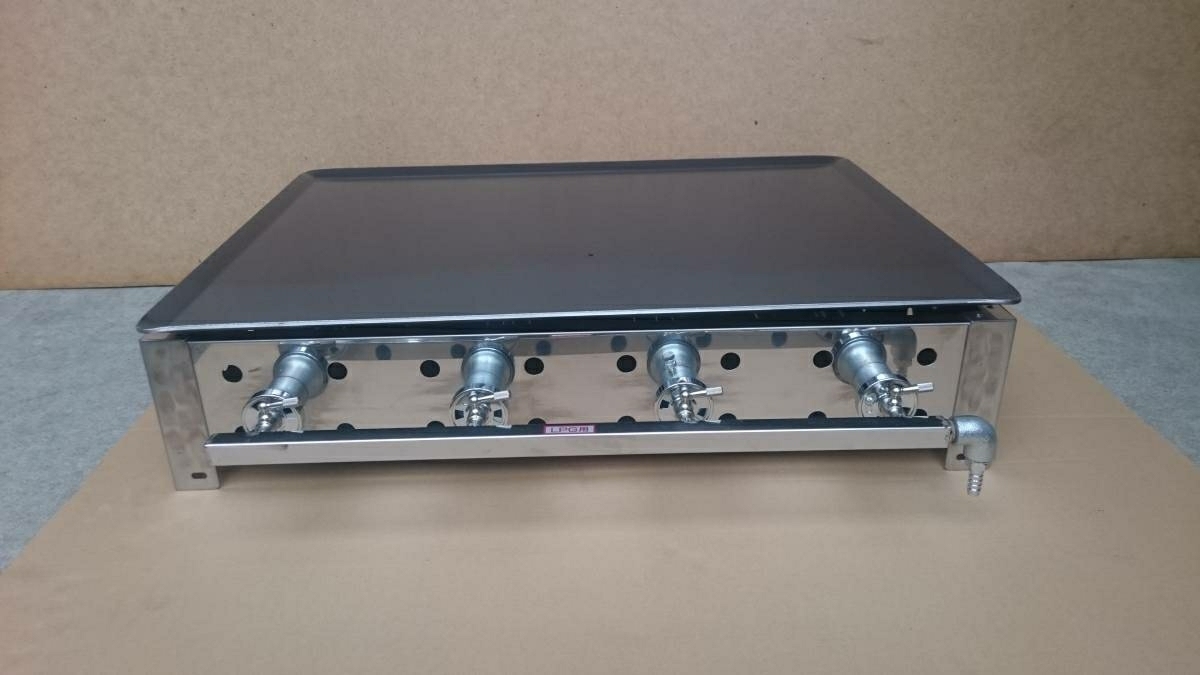 納期短縮 イベントに最適【業界最安値 新品未使用品】鉄板焼 グリラー 模擬店 縁日露店 もんじゃ 盆踊祭 お好みイカ焼きそば プロパンガス拍卖