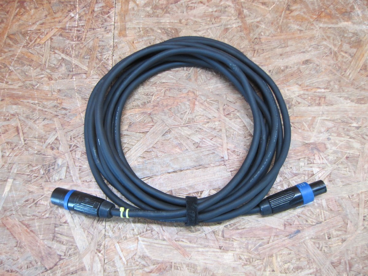 ◎KYOKUTO DENSEN KOGYPO 電源用ケーブル スピコンケーブル 約5.9m コネクター付き NEUTRIK NLT4FX-NLT4MX 中古 現状品◎C360拍卖