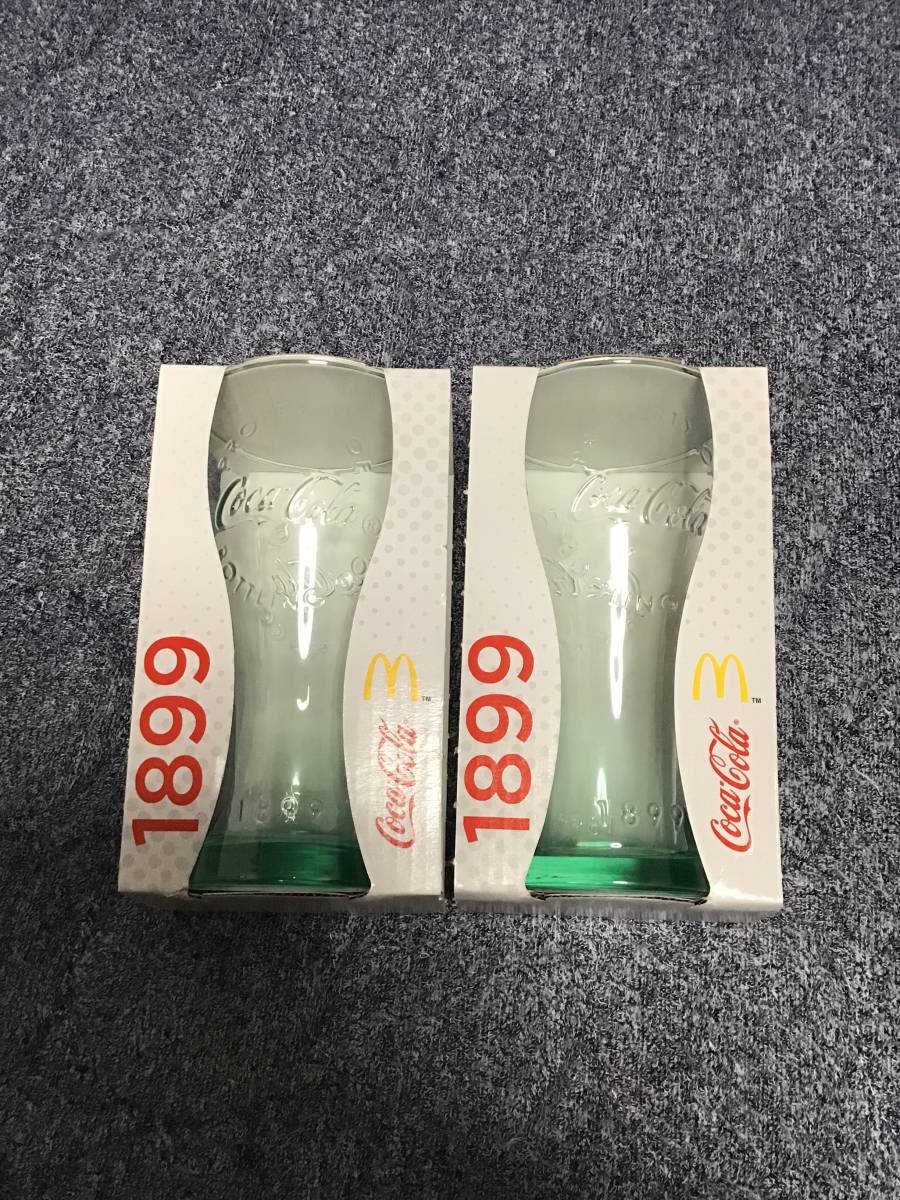 未使用 コカ・コーラ マクドナルド 1899 グラス 2個セット拍卖