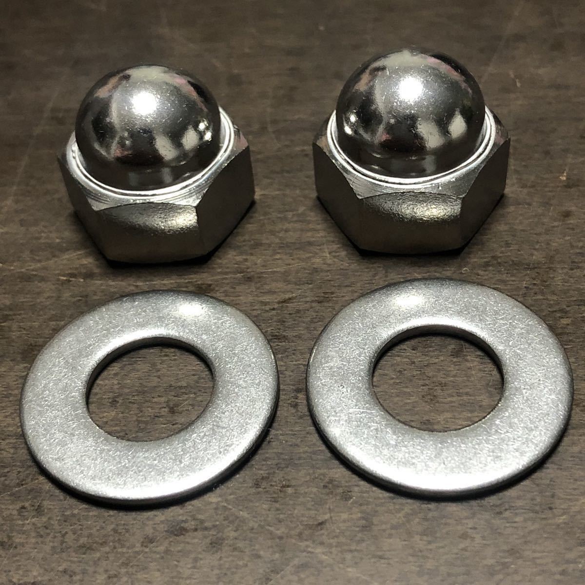 Z1 Z2 KZ1000 Z1R リアサス 錆ない袋ナット ステンレス製 M12 ピッチ1.25 2個セット1台分拍卖