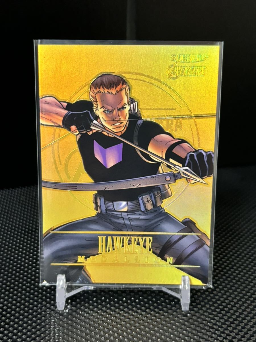 【200枚限定】 2022 Fleer Ultra Avengers Medallion Gold #M-15 Hawkeye Marvel拍卖