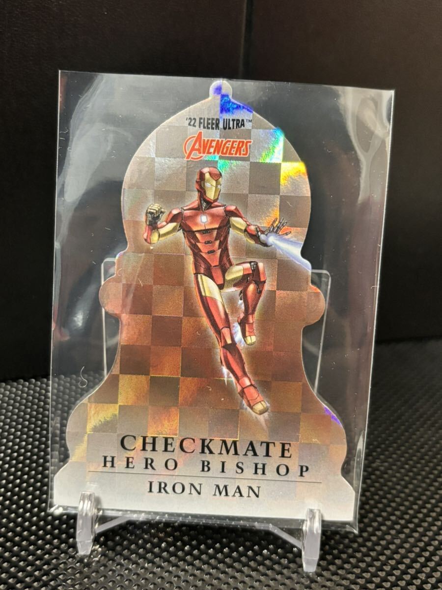 2022 Fleer Avengers Checkmate #CP-13 White Bishop Iron Man Marvel拍卖