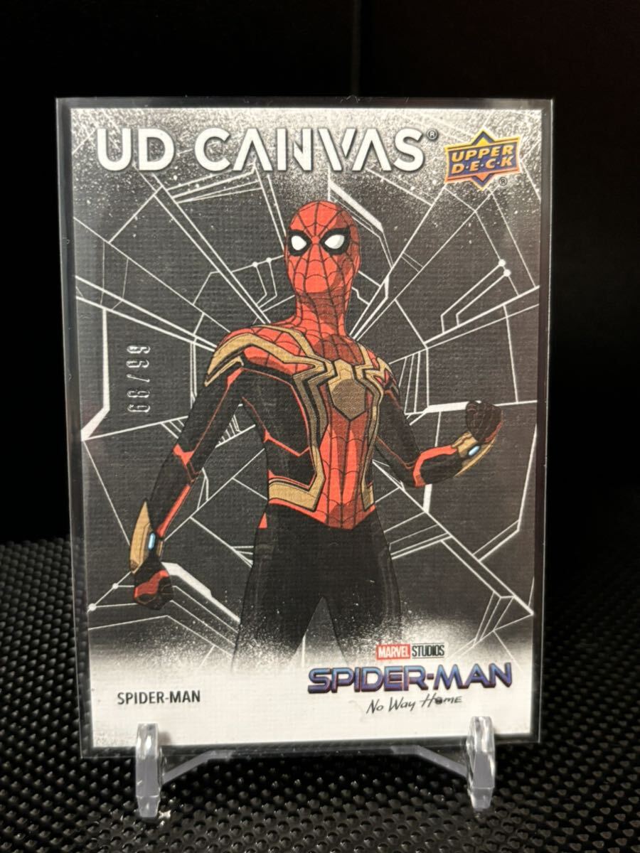 【99枚限定】 2023 Marvel Studios' Spider-Man No Way Home UD Canvas Black #C-22 Vector Spider-Man拍卖