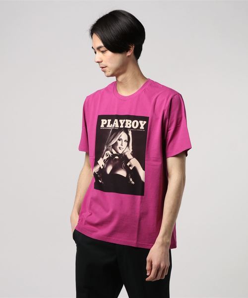 即決 未使用 定価10,584円 ヒステリックグラマー × プレイボーイ PLAYBOY ガールプリント Tシャツ 拍卖
