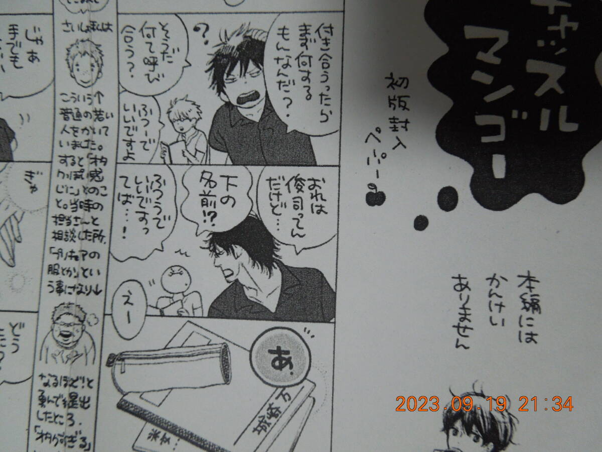 キャッスルマンゴー 初版封入ペーパー / 木原音瀬 小椋ムク拍卖